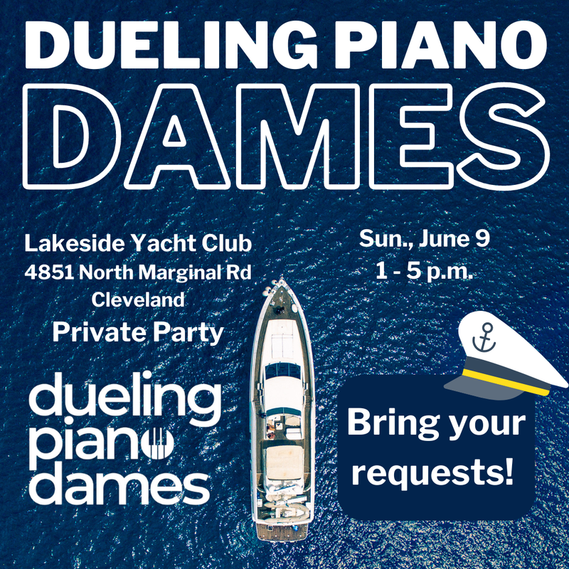 Dueling Piano Dames Duo plays Lakeside Yacht Club