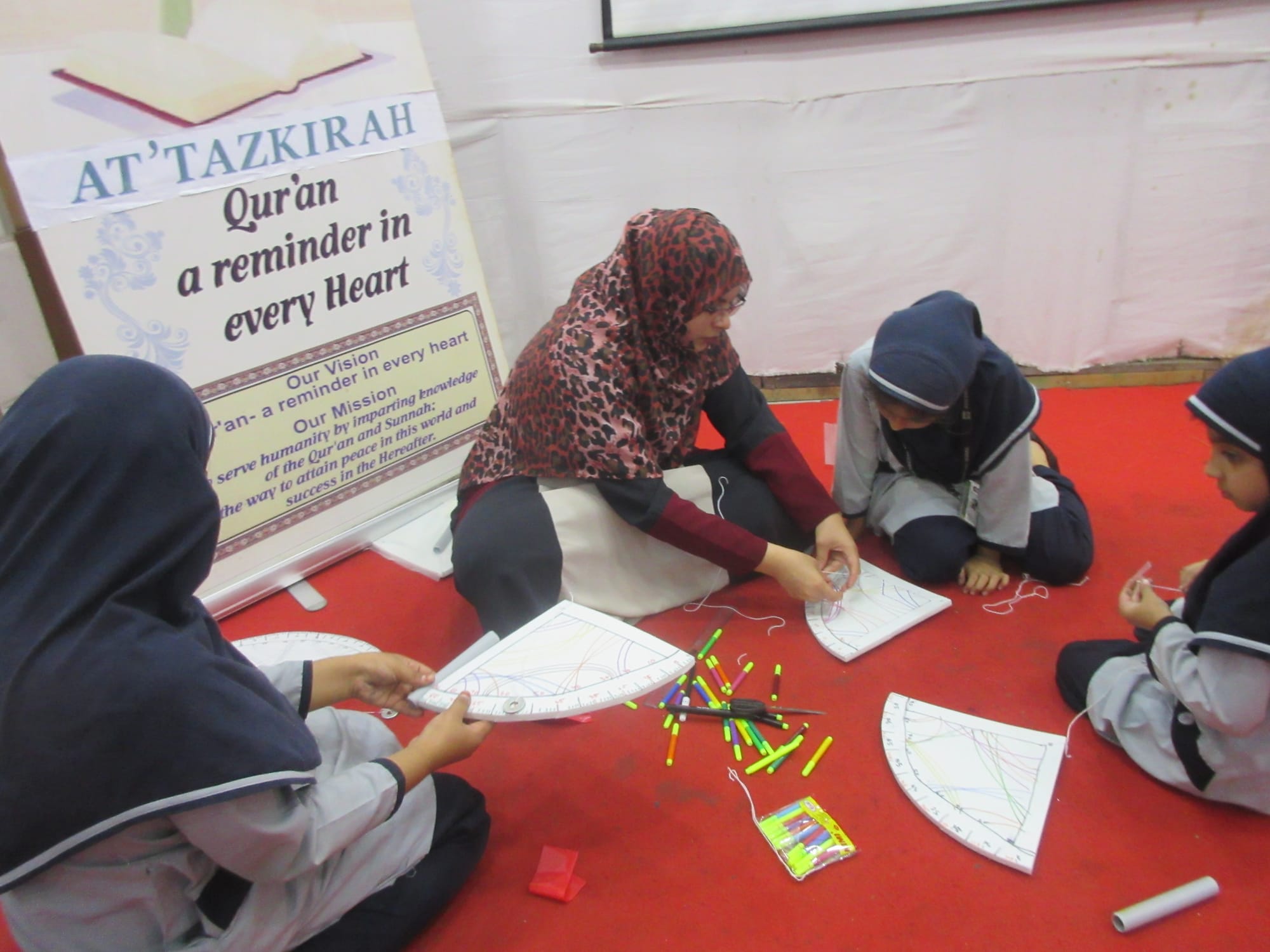 Kids corner at the exhibition