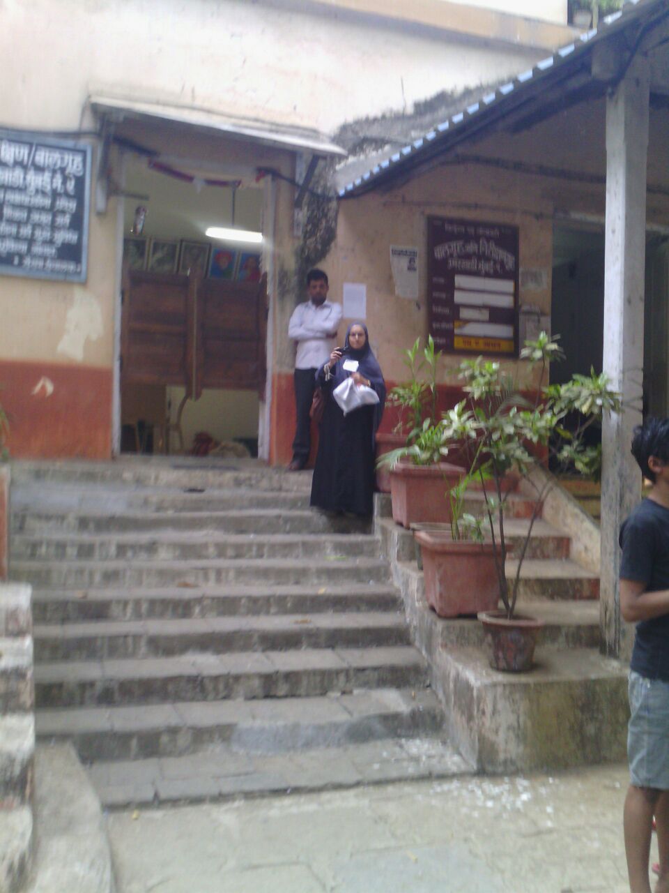 Ustaza Nafisa at the Facility Manager's office