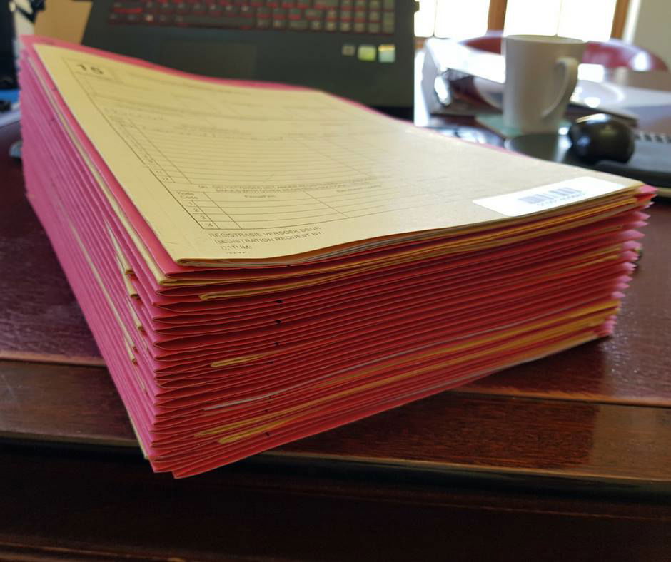 Antenuptial Contracts prepped for lodgement and registration in the deeds office.