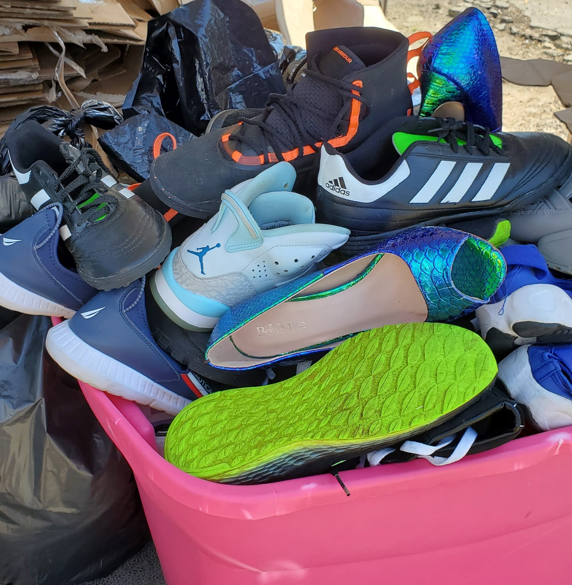 Donations from Love Covers Ministry was also handed out to those in need