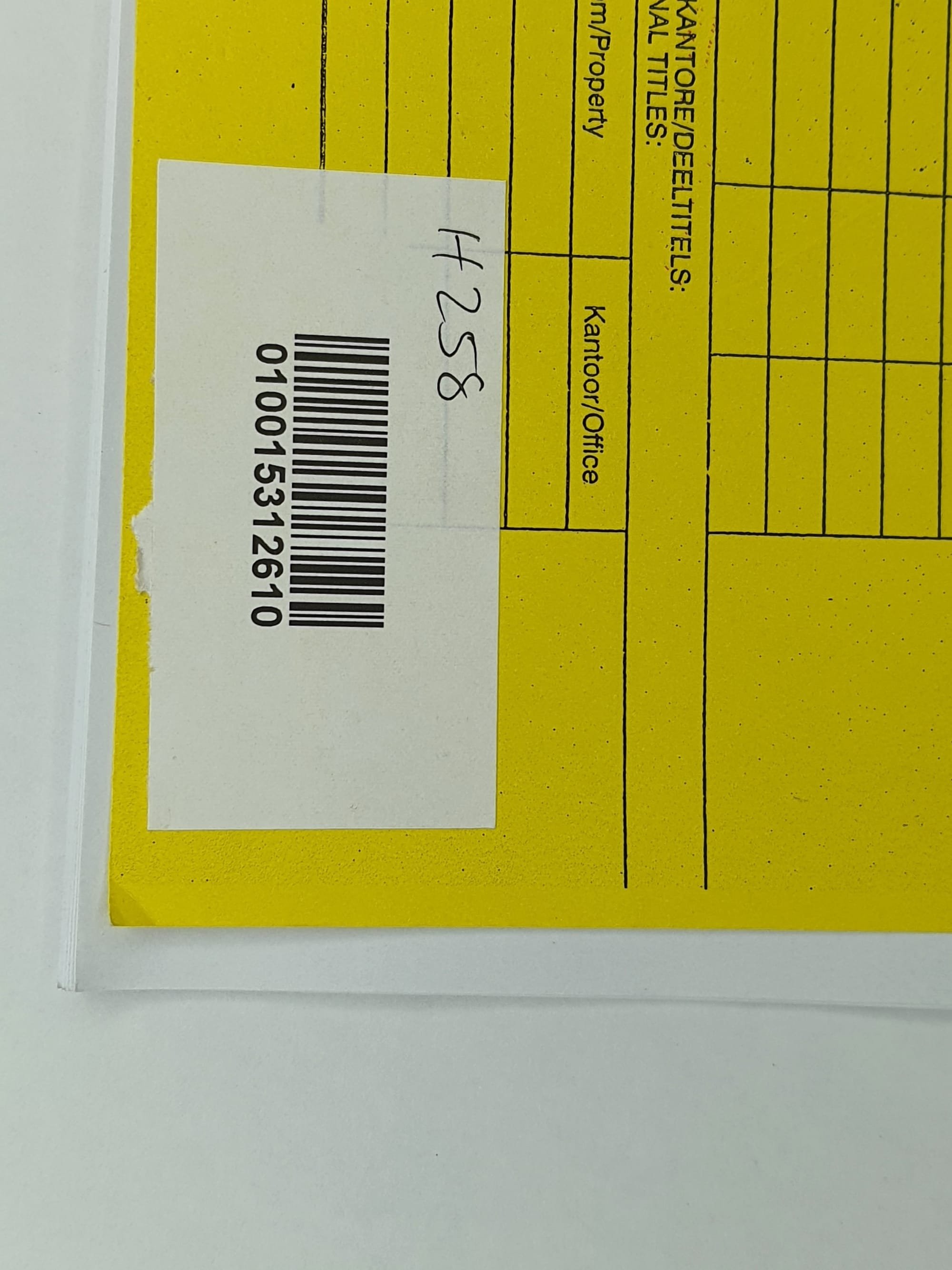 Tracking Number Antenuptial Contract.