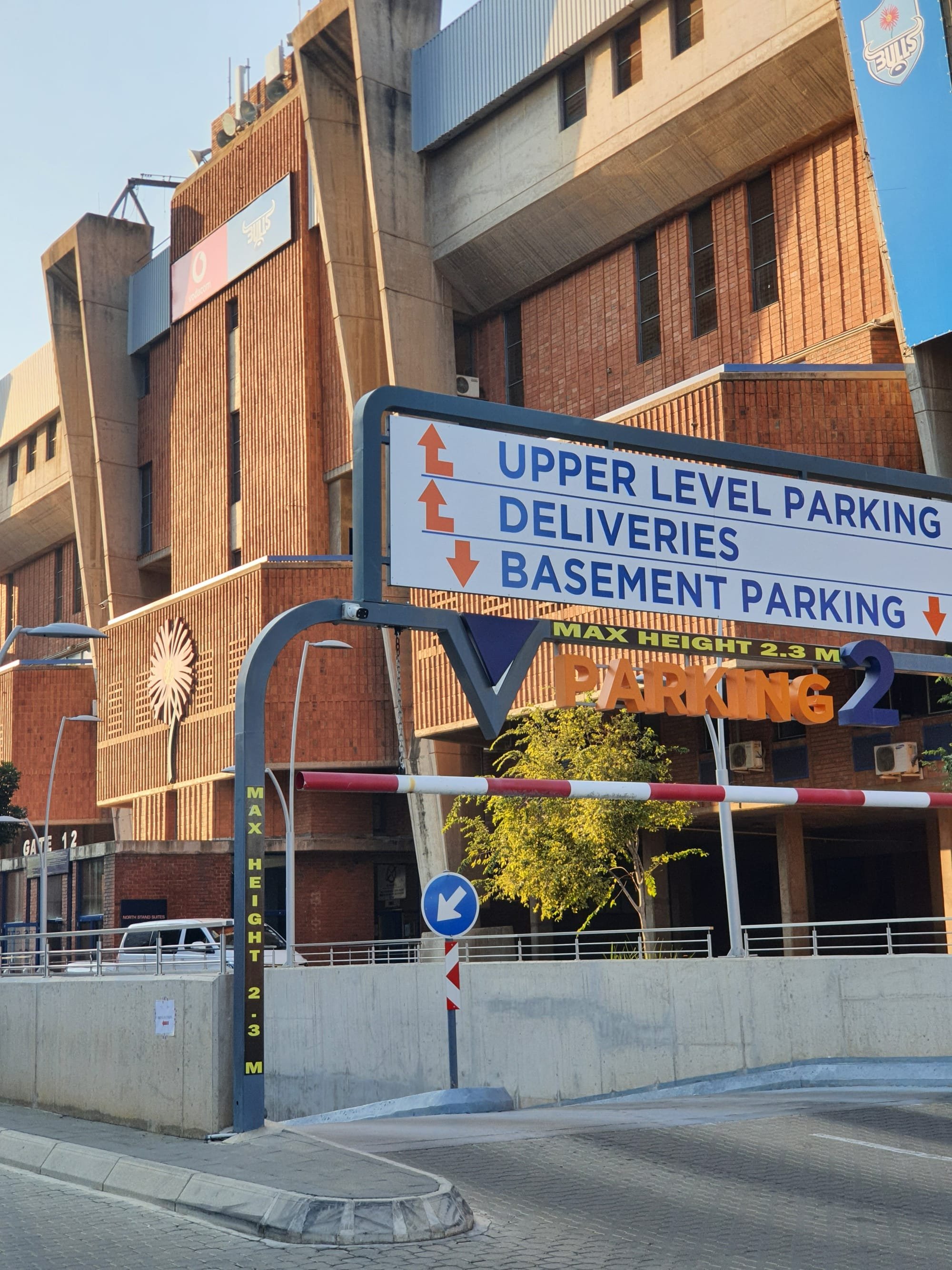 Free basement parking for up to 2 hours.