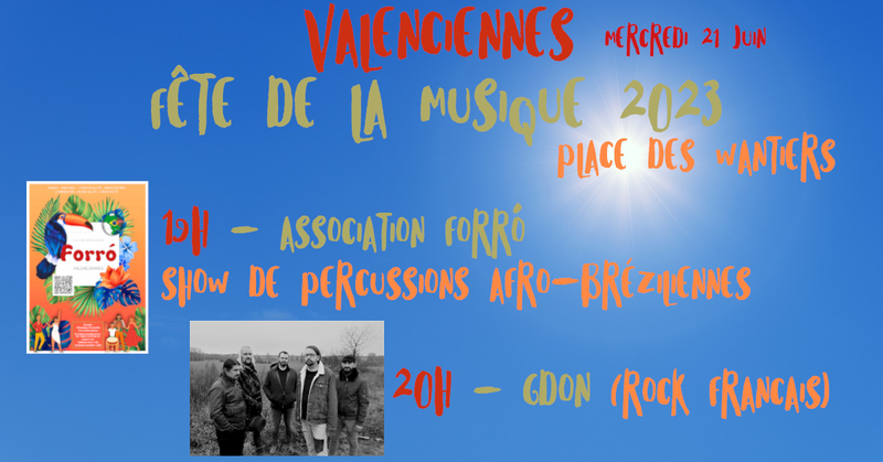 Fête de la musique Valenciennes 2023