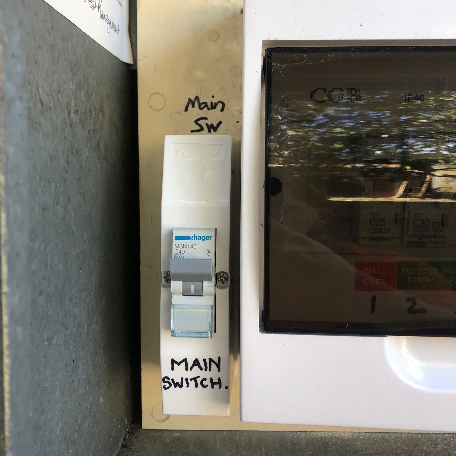 Current Limiting Main Switches