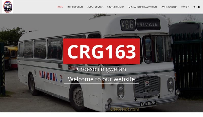 CRG163's new Website - June 2021