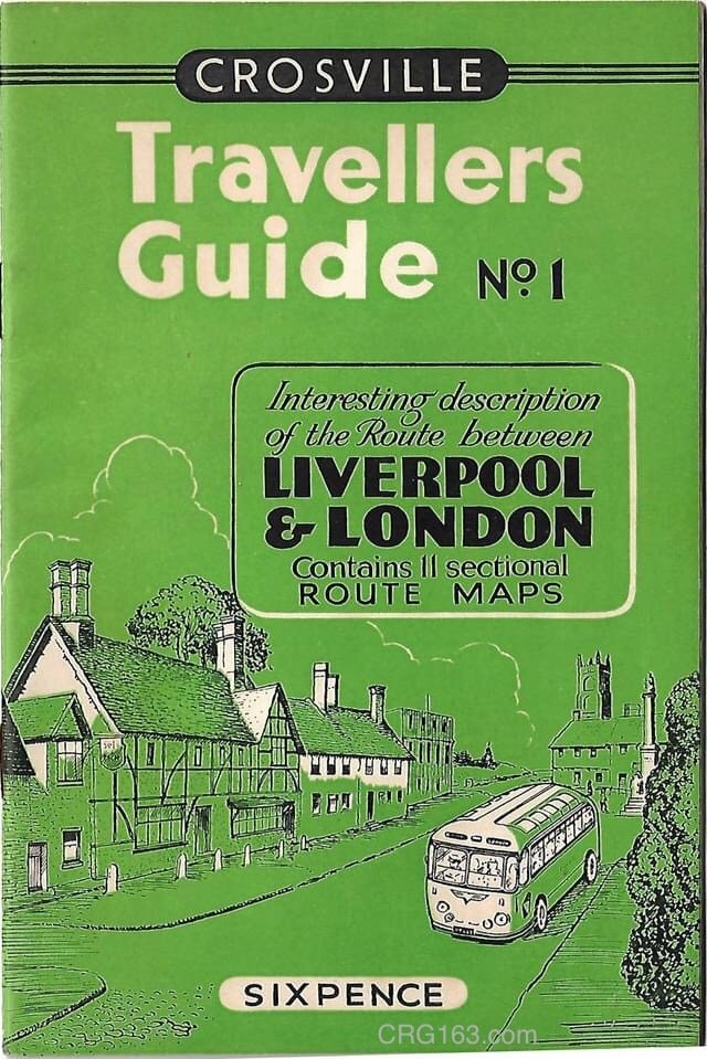 Liverpool - London route leaflet - 1950’s