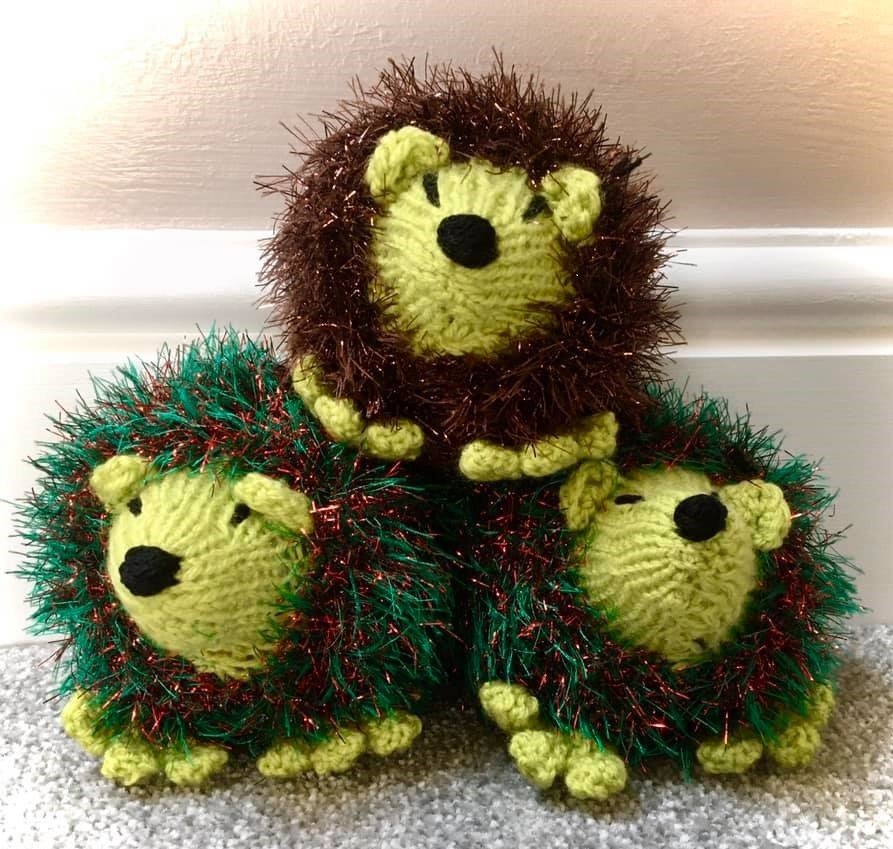 'Knitted Hedgehogs'
