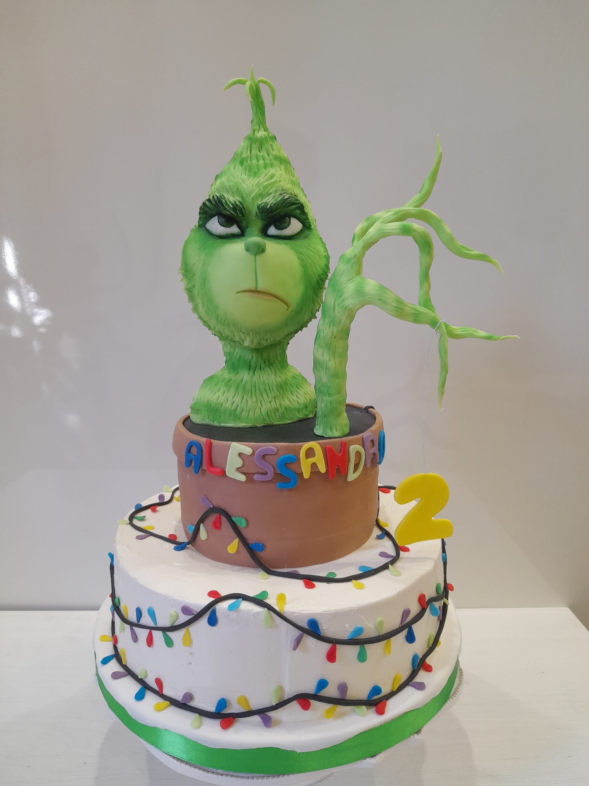 Grinch Cake Design