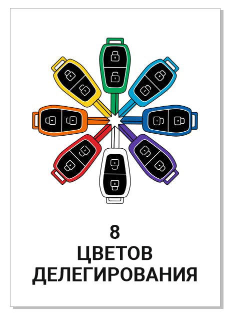 8 ЦВЕТОВ ДЕЛЕГИРОВАНИЯ