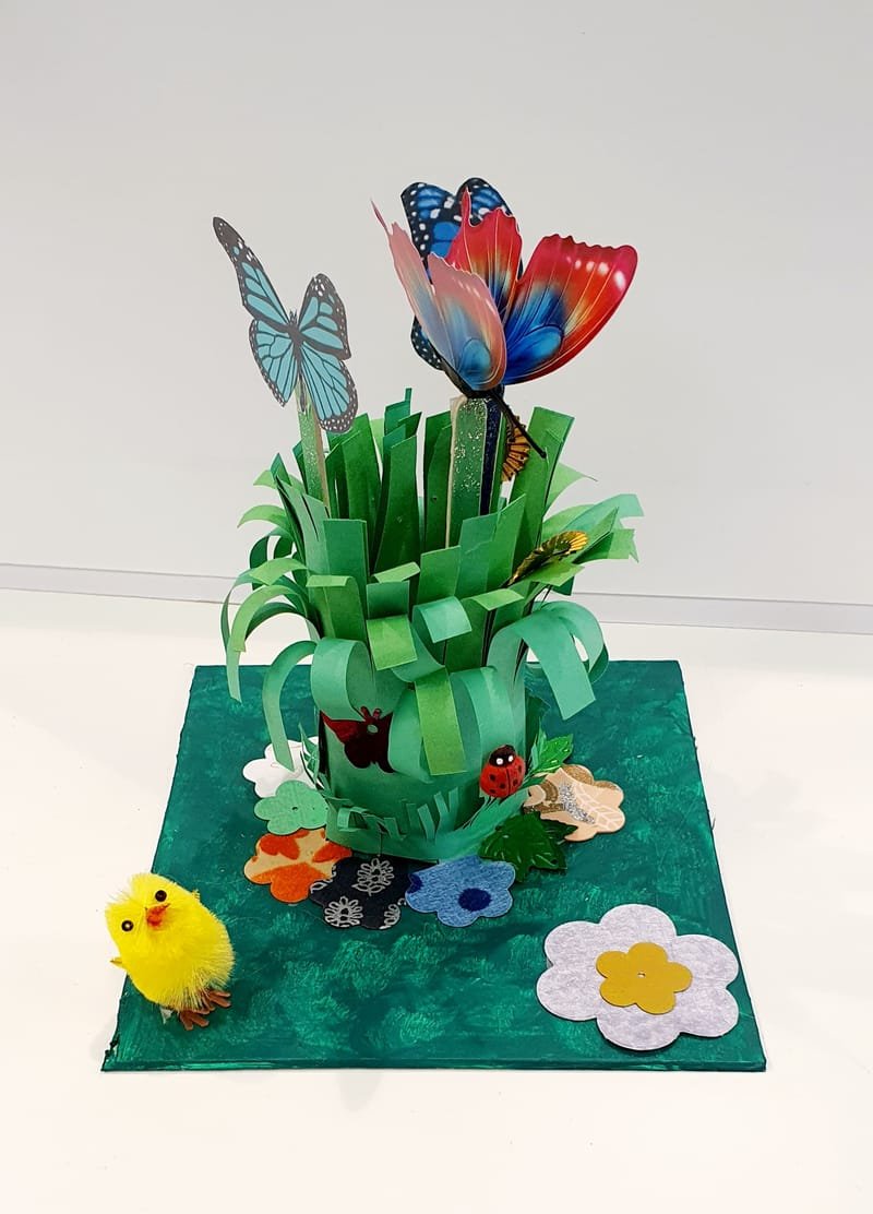 1. Butterfly Gardens. Paper Craft for children. 1-2pm