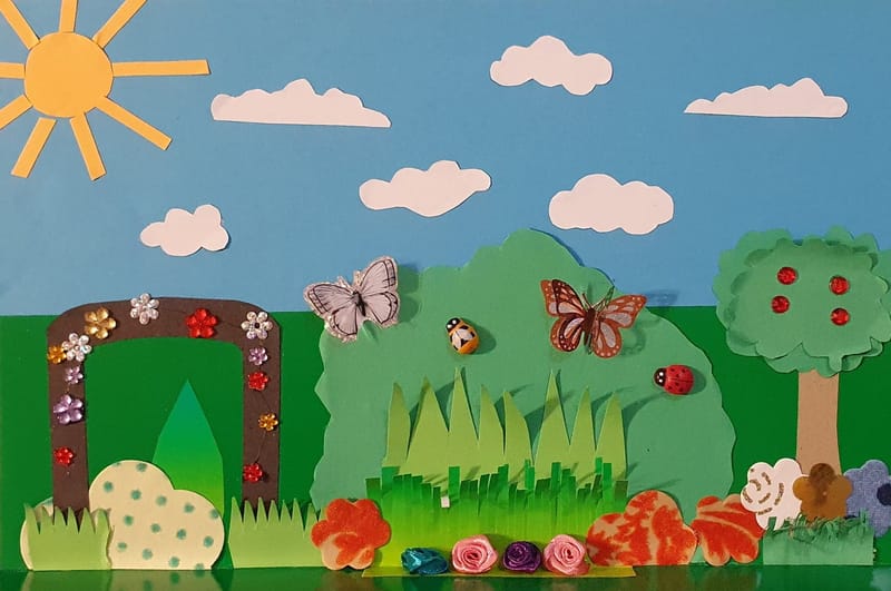2. Secret Garden. Paper Craft for children. 1-2pm