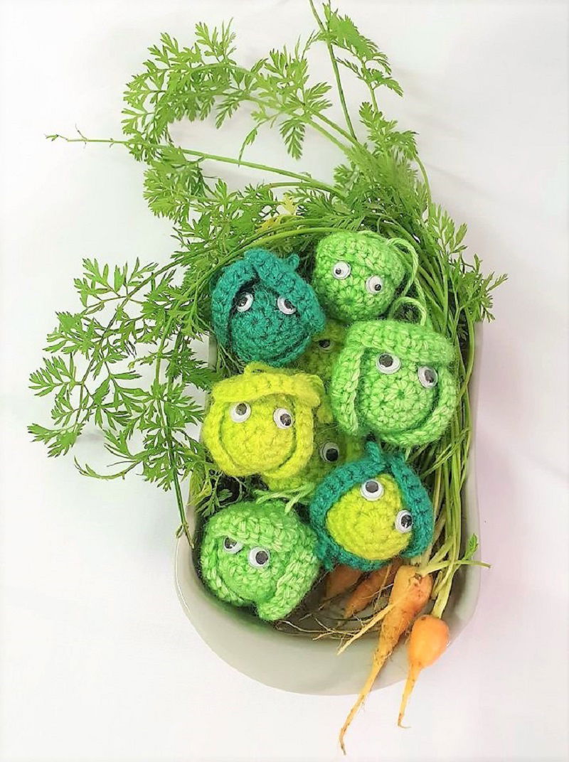 Hooked! Christmas Brussel Sprout Crochet Workshops. 17th December