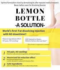 Lemon Bottle Fat Dissolver