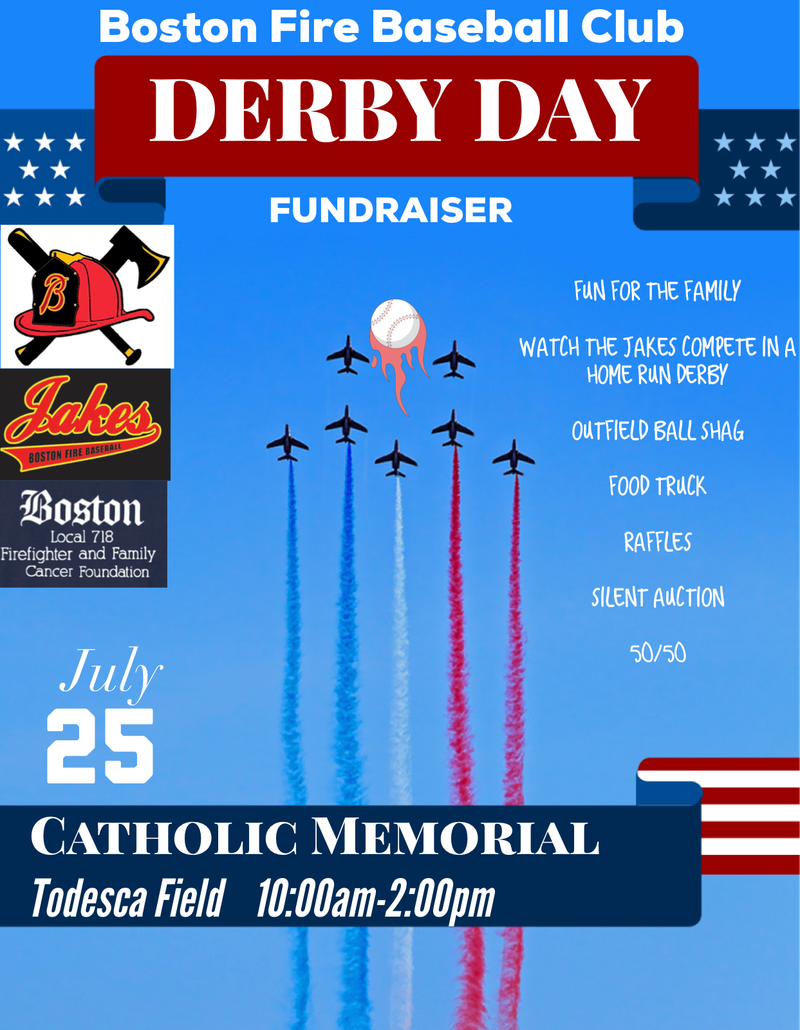 Boston Fire Baseball Club- DERBY DAY
