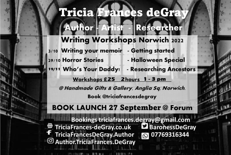 WHO'S YOUR DADDY! WRITING WORKSHOP. 19th NOVEMBER