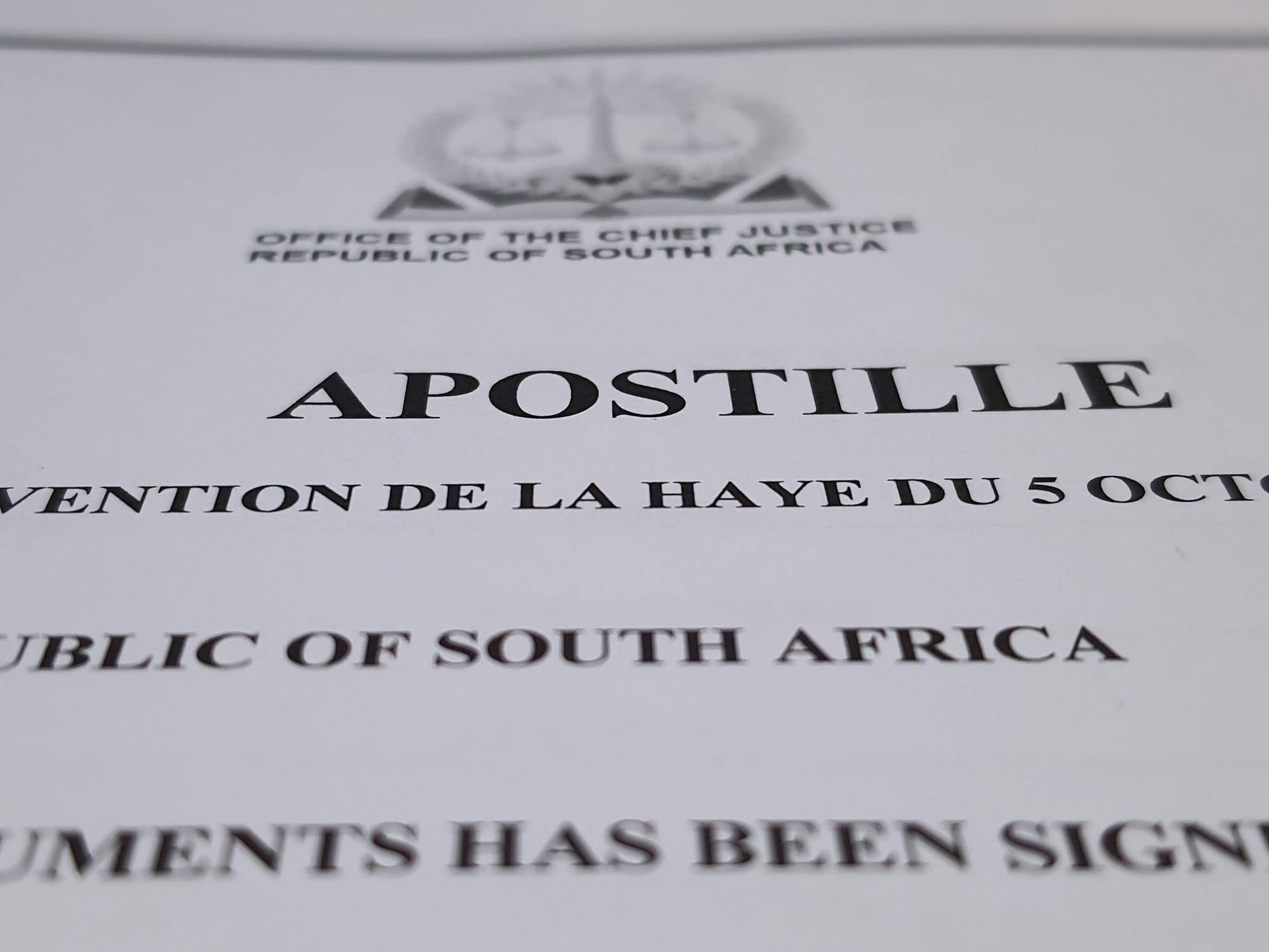 What is an Apostille and when do I need one?