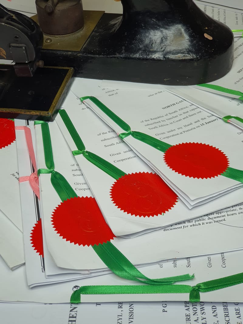 Apostille & Notary Public Services South Africa