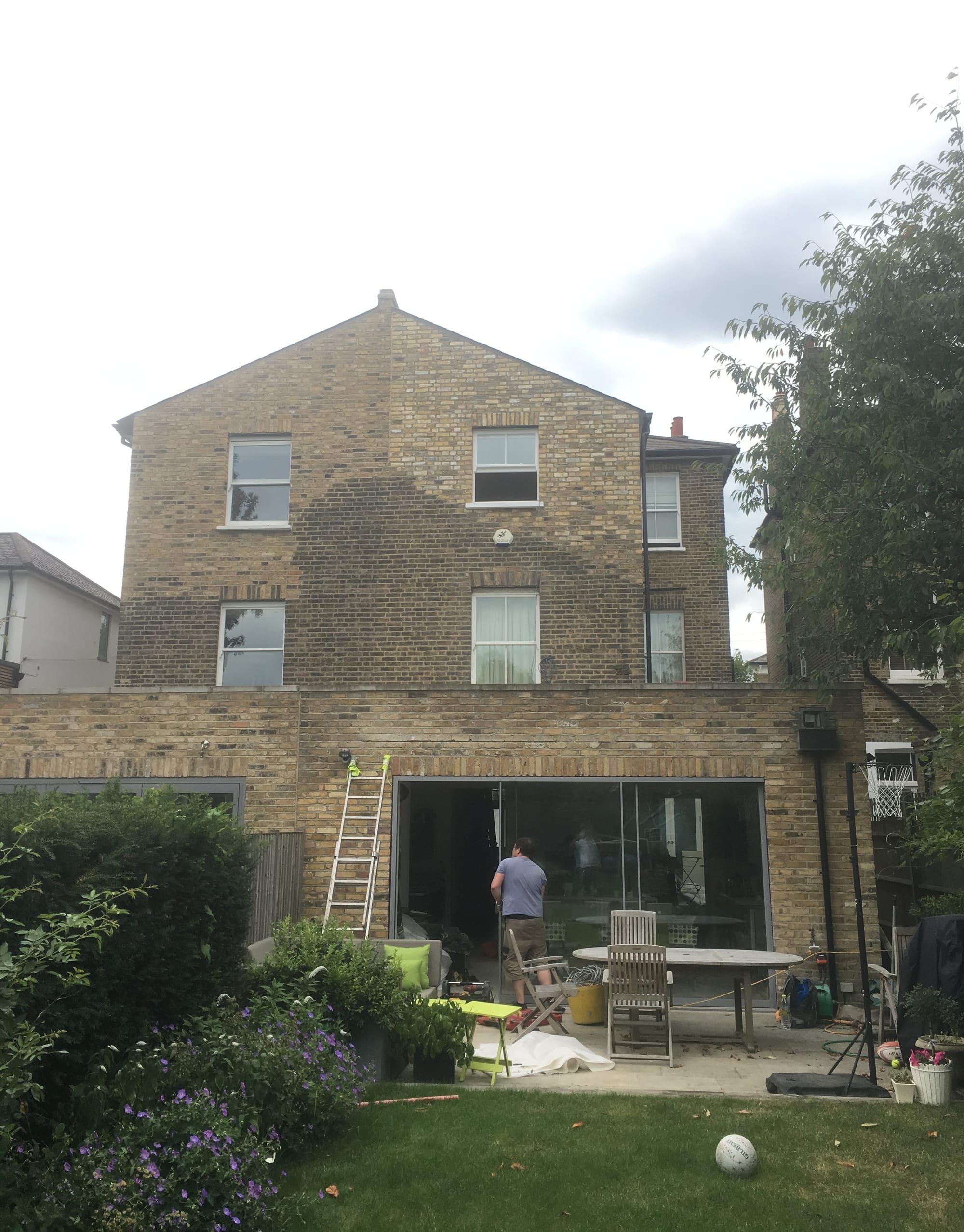 Rear addition loft conversion extension in this SW12 house