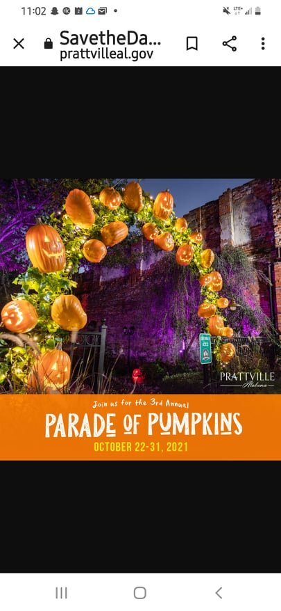 Prattville Parade of Pumpkins