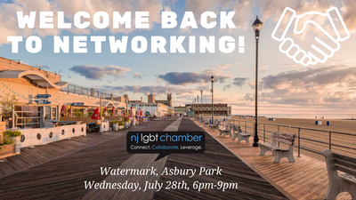 Welcome Back to Networking with the NJLGBT Chamber of Commerce