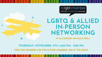 LGBTQ & Allied In-Person Networking Mixer at Al's Airport Inn Bar & Grill!
