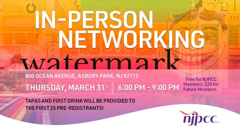 In-Person Networking @ Watermark - Asbury Park! - NJPCC