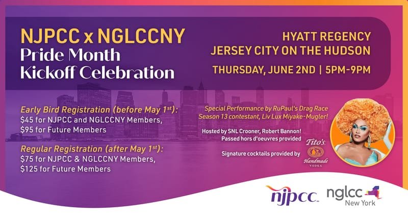 NJPCC x NGLCCNY - Pride Month Kickoff Celebration!