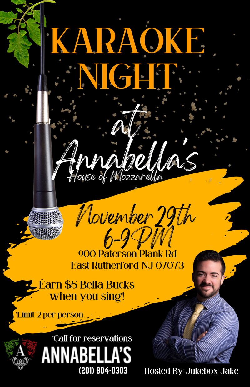 Karaoke Night at Annabella's!