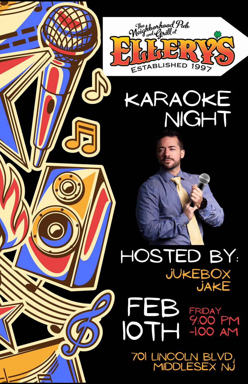 Karaoke Night @Ellery's Neighborhood Pub and Grill