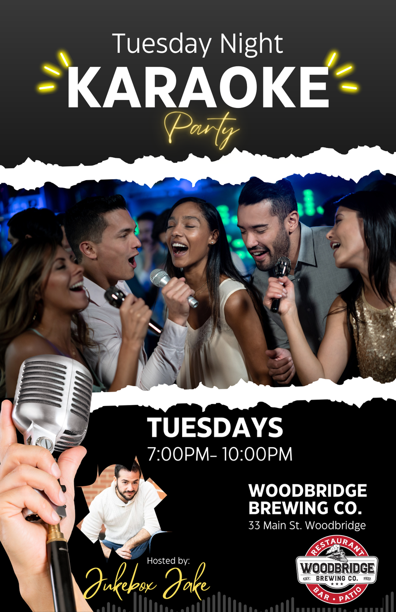 Karaoke at Woodbridge Brewing Co.!