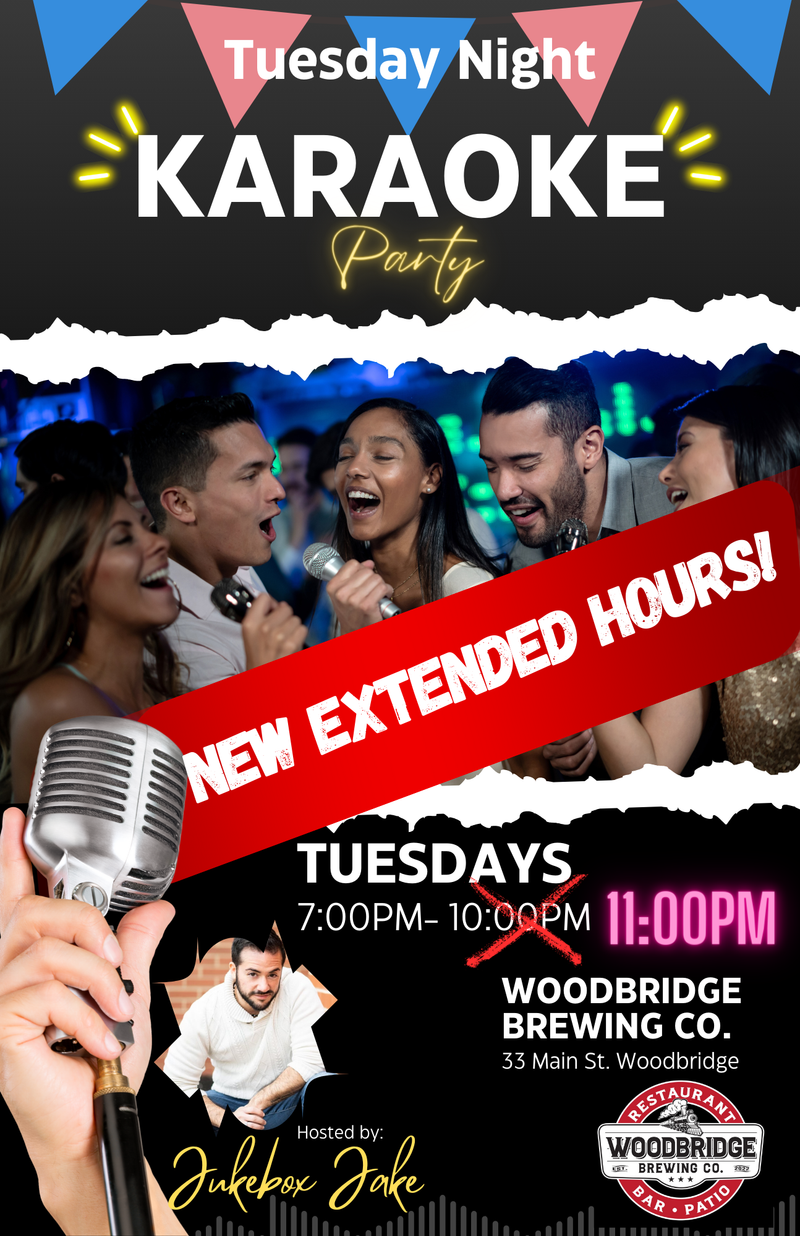 Karaoke at Woodbridge Brewing Co