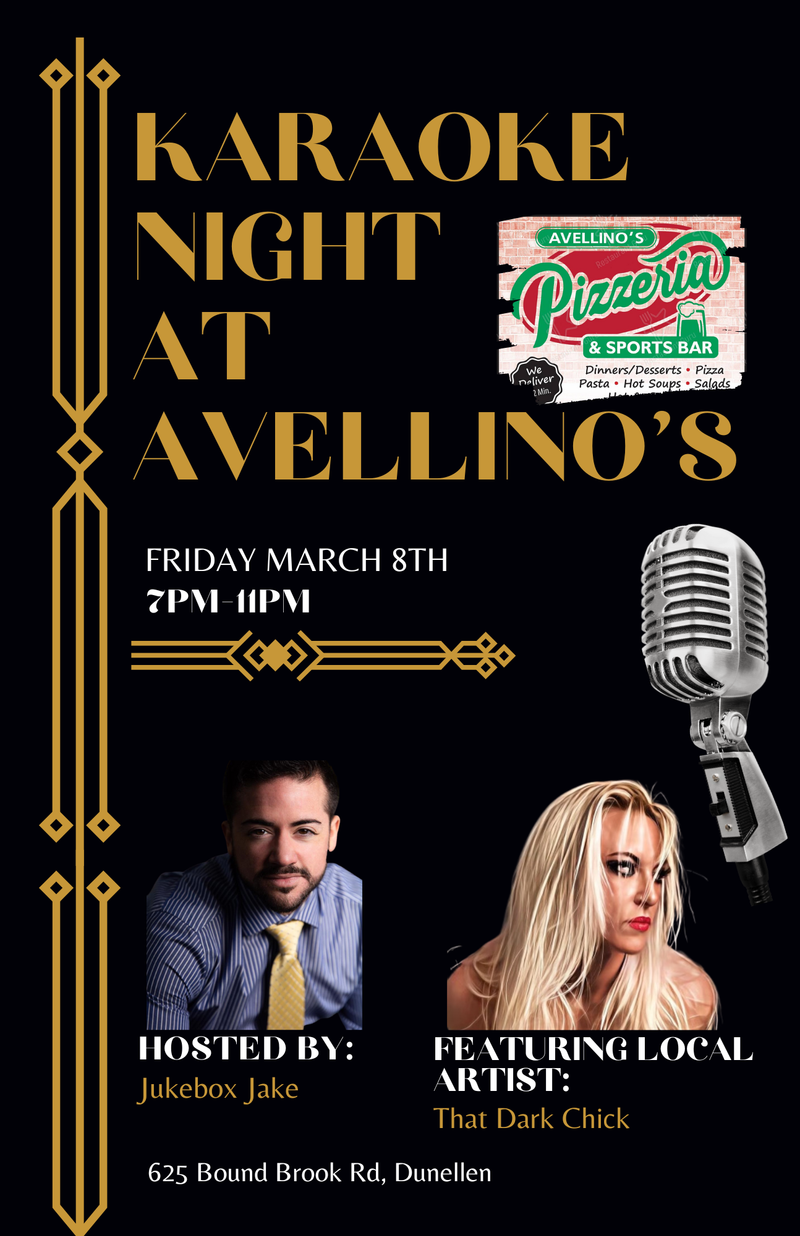 Karaoke Night at Avellino's- Featuring That Dark Chick