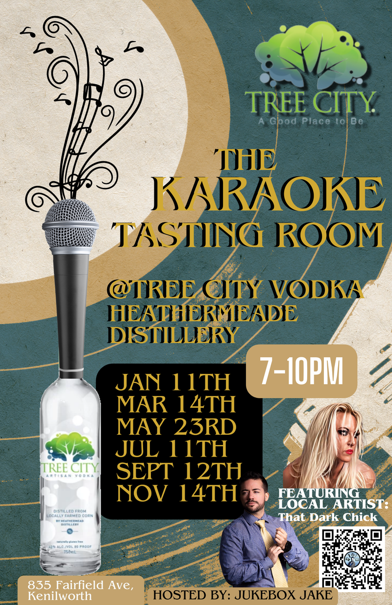 The Karaoke Tasting Room @Tree City Vodka: Featuring That Dark Chick
