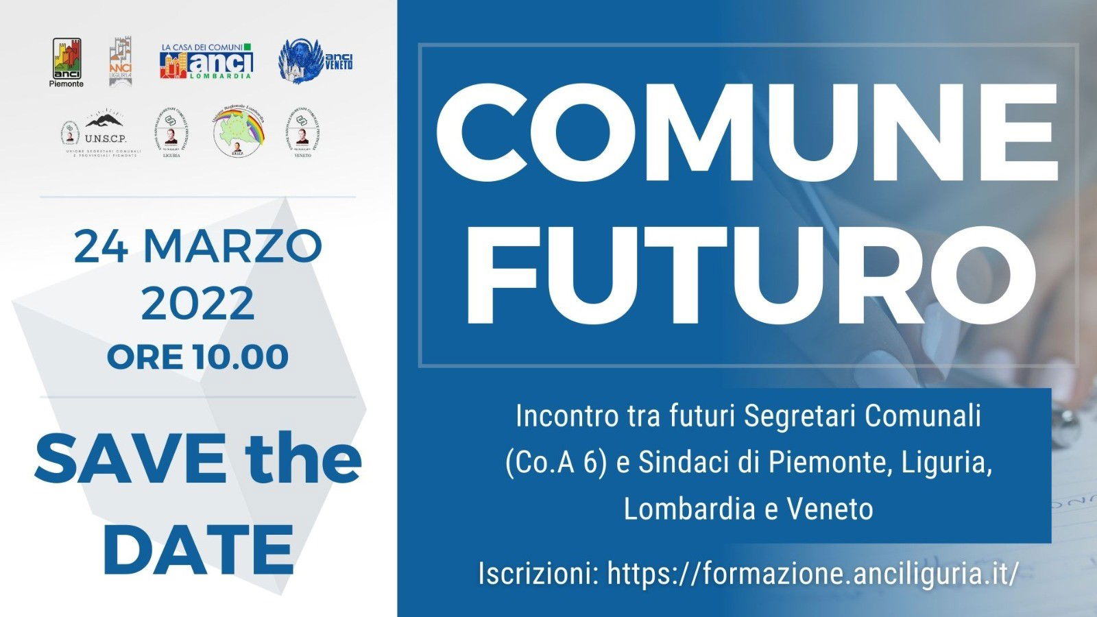 COMUNE FUTURO - Prosegue il lavoro dell'UNSCP per supportare i coa6