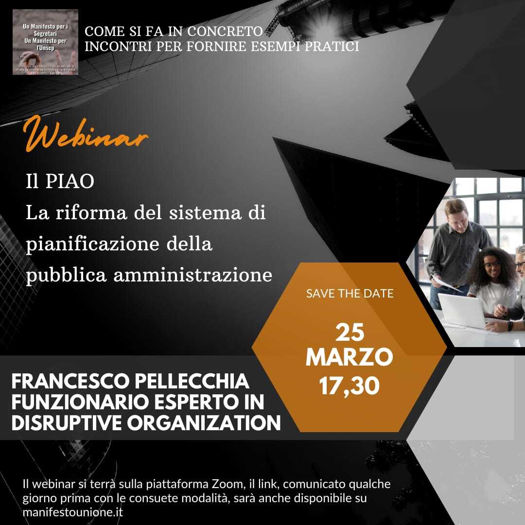 Come si fa in concreto? Un webinar di approfondimento sul PIAO
