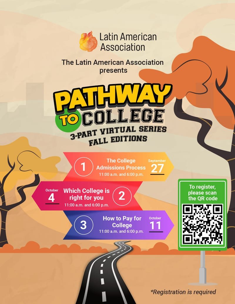 Pathway to College 3-part virtual series Fall Edition