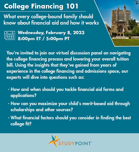 College Financing 101  2.08.23