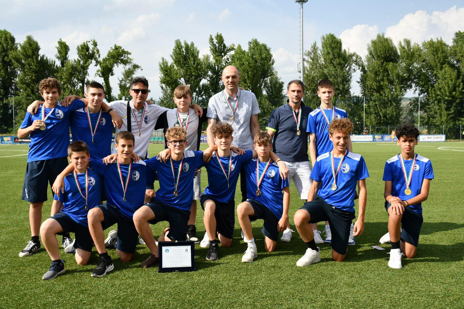 UNDER 14 PREMIATI DALLA FIGC PER IL 1° POSTO