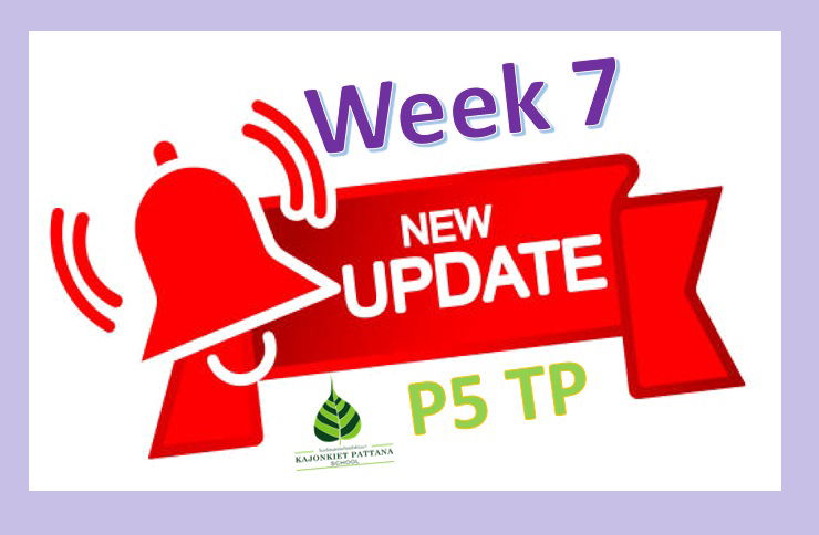 P5 TP Week 7 Update (9th August 2021)