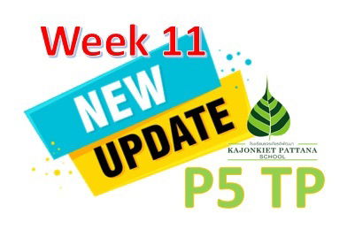 WEEK 11 ENGLISH CLASS UPDATE