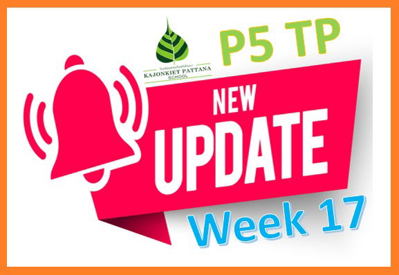 Week 17 Update, 18th October 2021