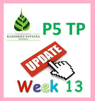 WEEK 13 UPDATE, 17th January 2023