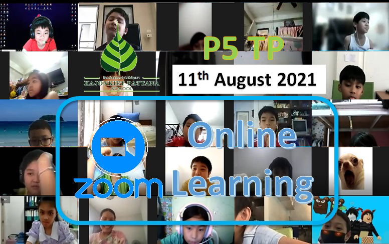 Wednesday, 11 August 2021 Zoom Classes