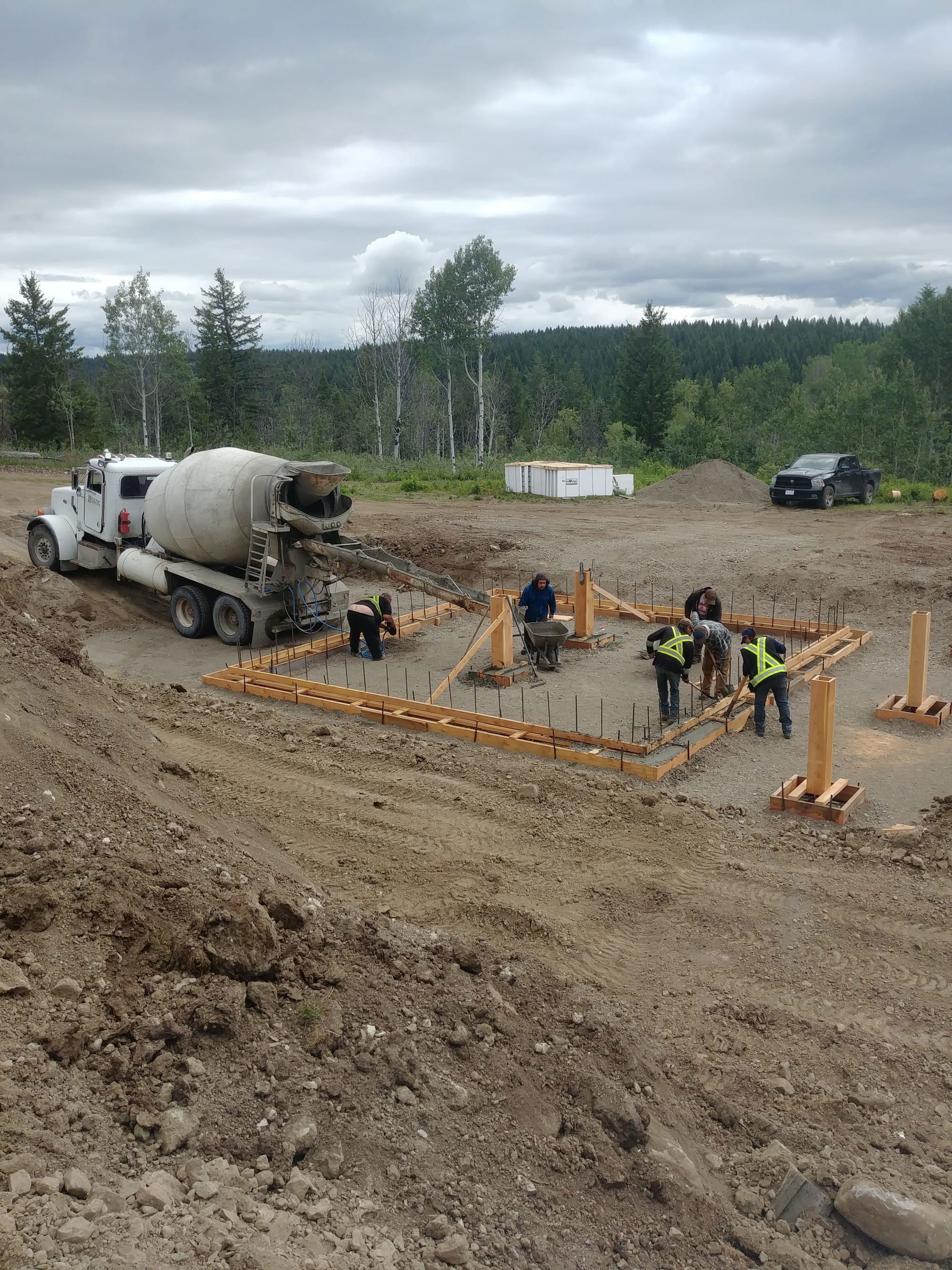 Concrete Pour Footings