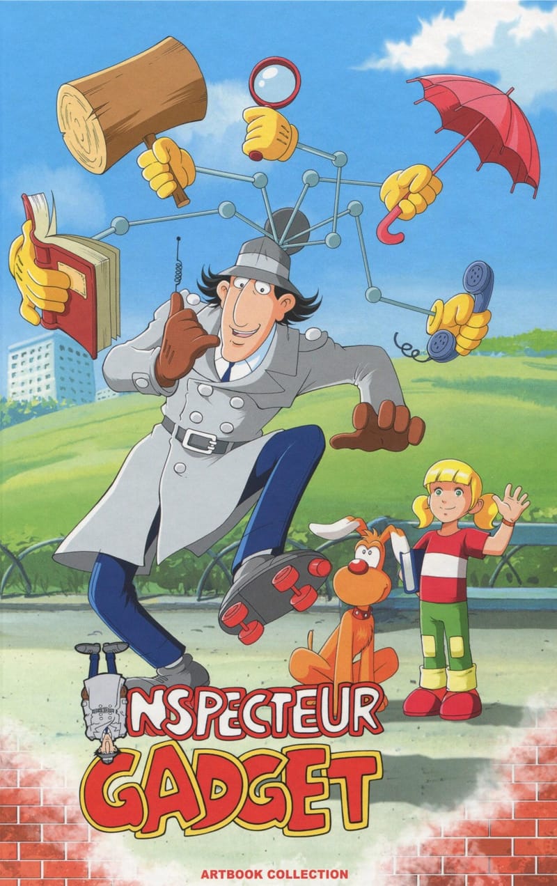 Inspector Gadget Art Book from 1990s