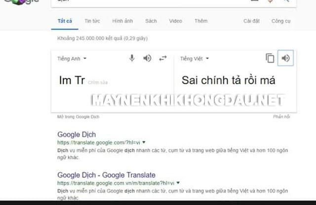 Google dịch hài hước khiến người dùng cười ra nước mắt