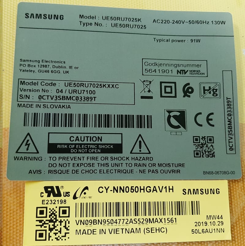 ue50ru7025kxxc