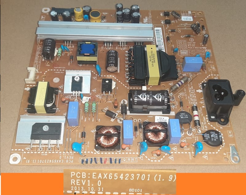 EAX65423701(1.9) REV 1.0 FUENTE POWER SUPPLY BOARD LG 42LB5700