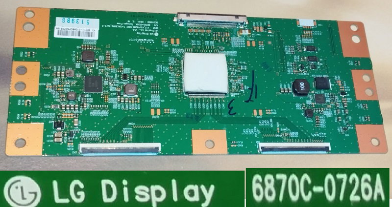 Carte T-CON / T-CON BOARD Modèle 6870C-0848E - Pièce Pour Téléviseurs SONY Série A90J/A80J